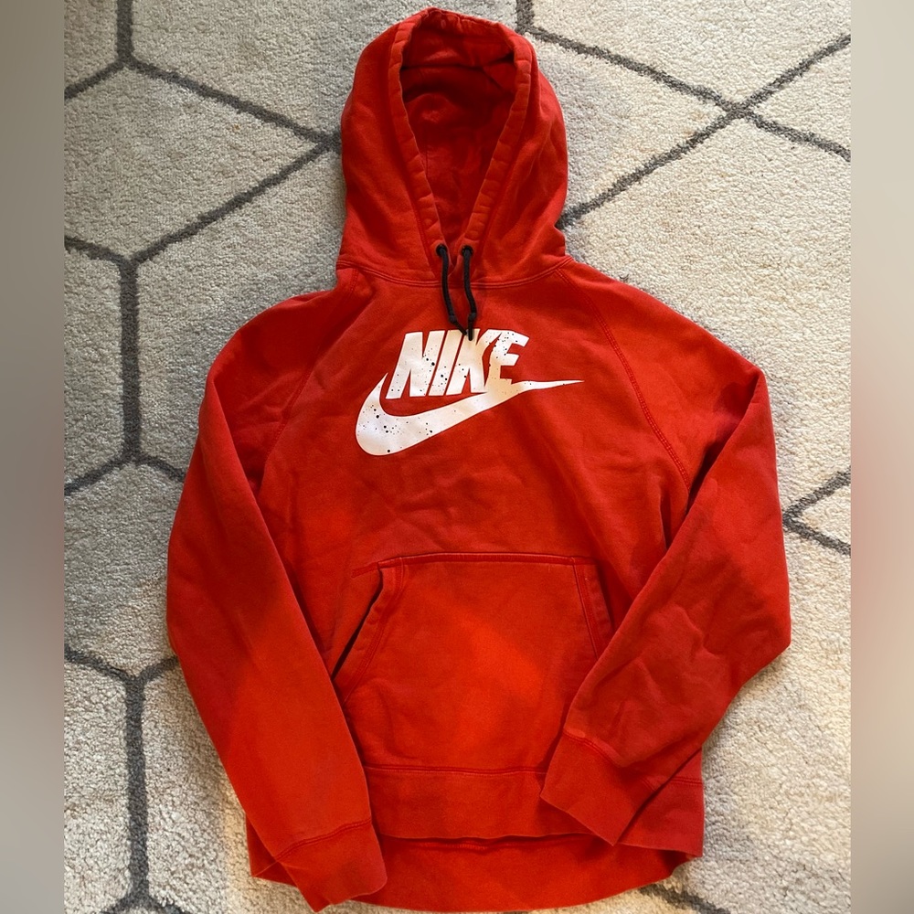 Red nike men’s hoodie